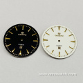 Simple Enamel Watch Dial With Metal Indices